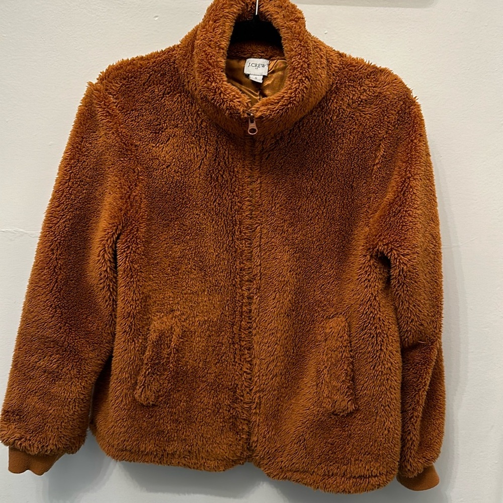 J. Crew Teddy Bimber Jacket